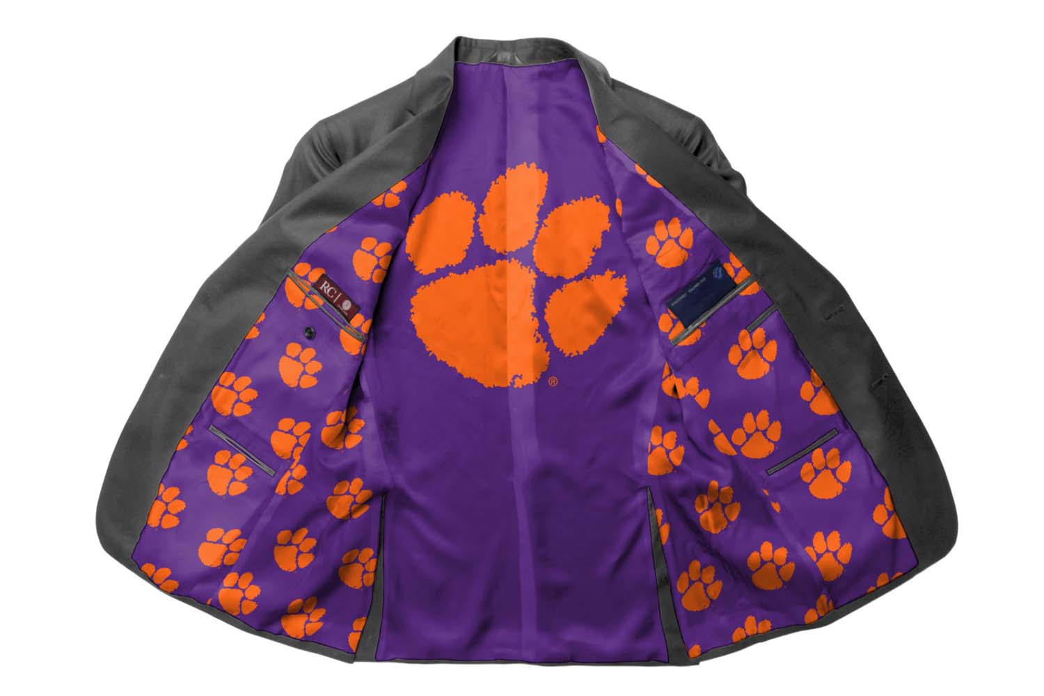 Collegiate Suit & Jacket Linings, Clemson                       