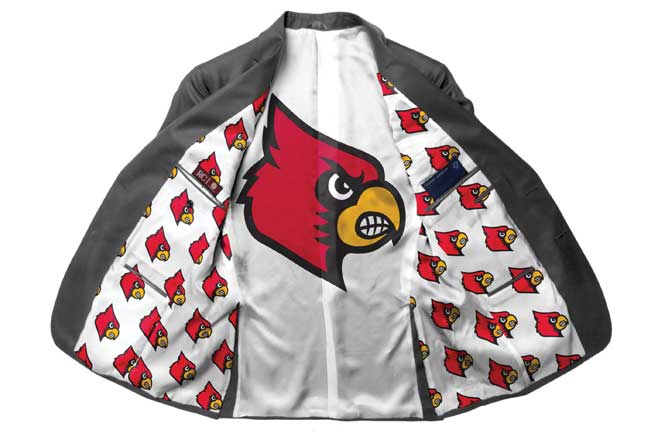 Collegiate Suit & Jacket Linings, University of Louisville      