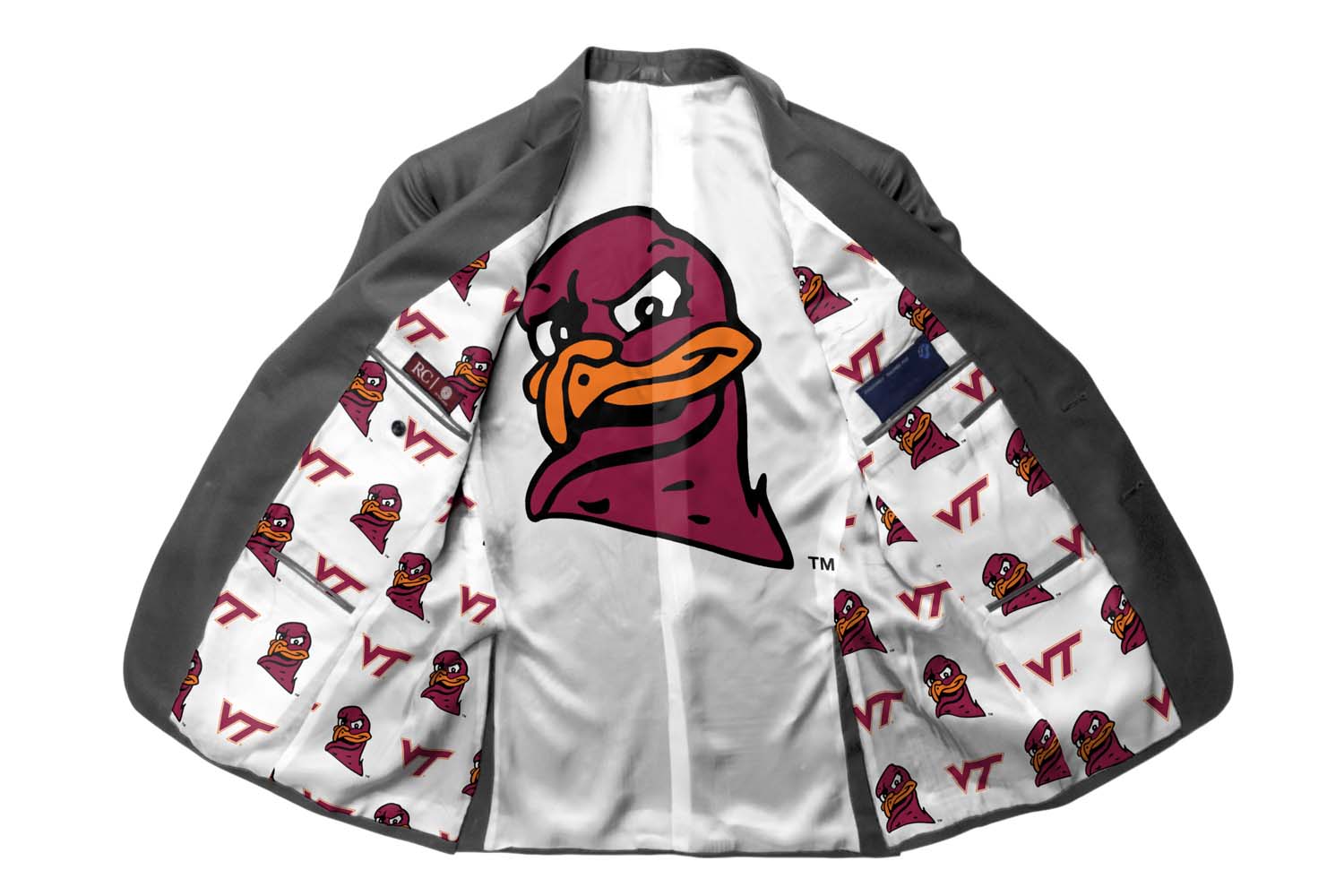 Collegiate Suit & Jacket Linings, Virginia Tech                 