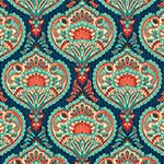 Exclusive Fancy Paisley Lining