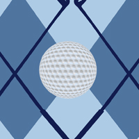 Blue Golf Lining