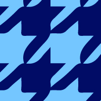 Blue Houndstooth Lining