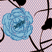 Rose Initial Lace Lining