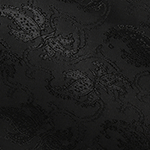 Lux Black Paisley Lining