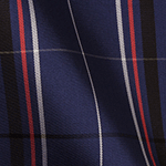 Lux Blue Plaid Lining