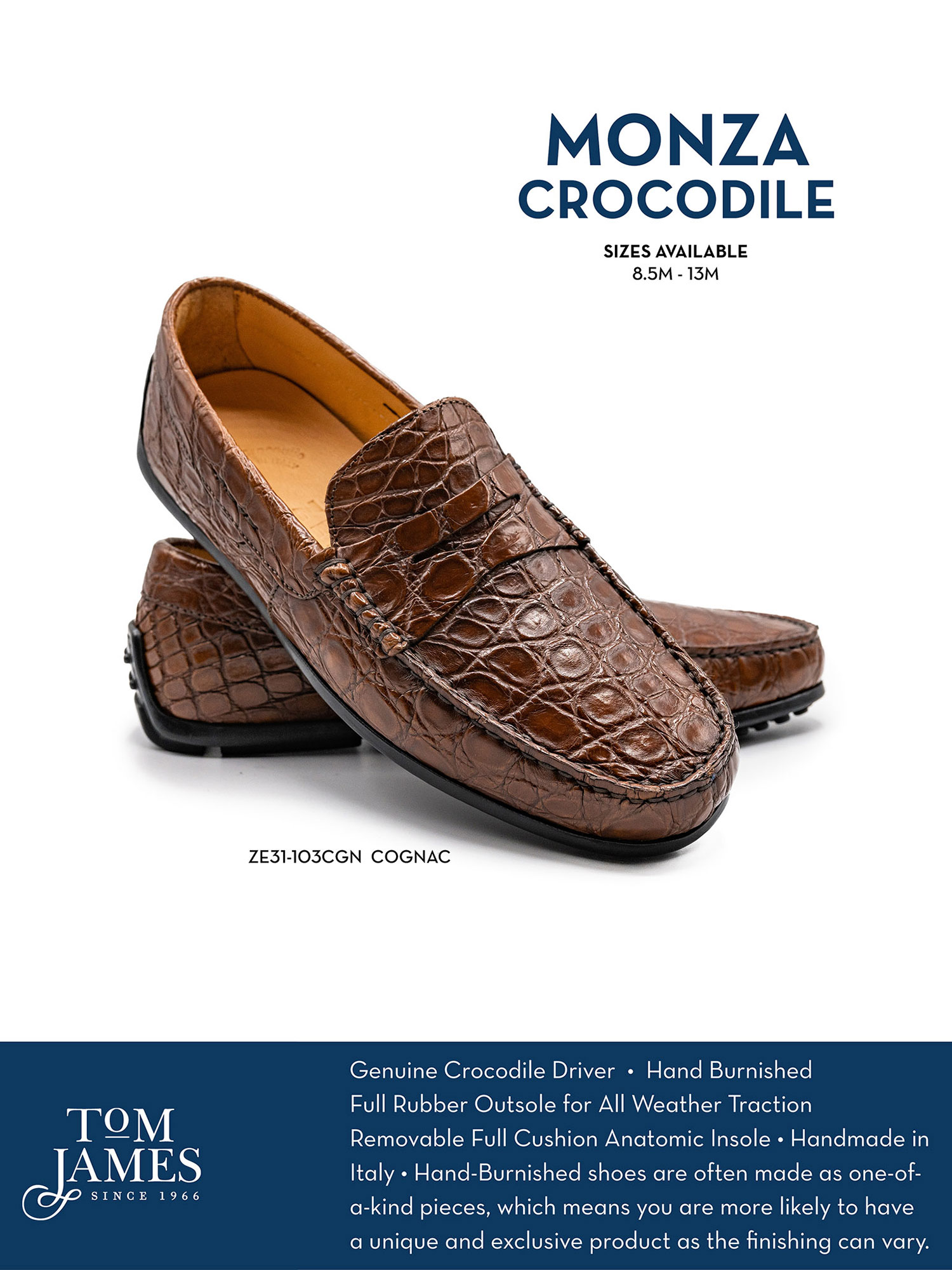 MONZA CROCODILE DRIVER - Zelli