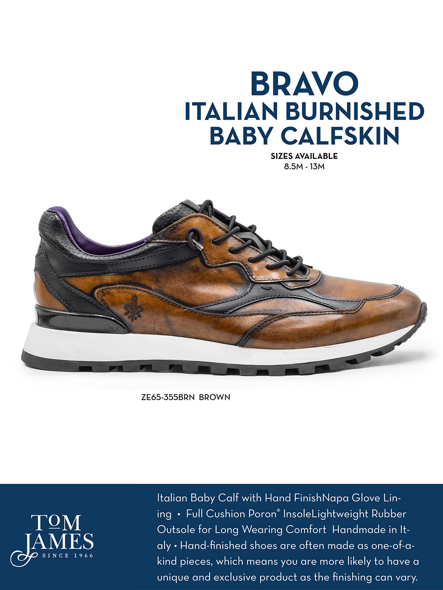 Bravo Hand Finished Trainer - Zelli