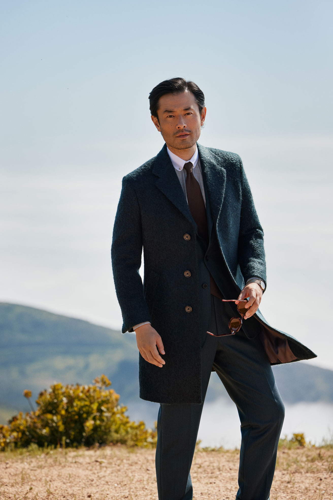 Forest Boucle Topcoat