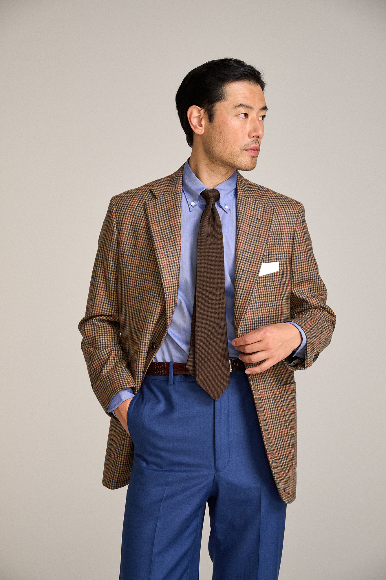 Tan Guncheck Sportscoat