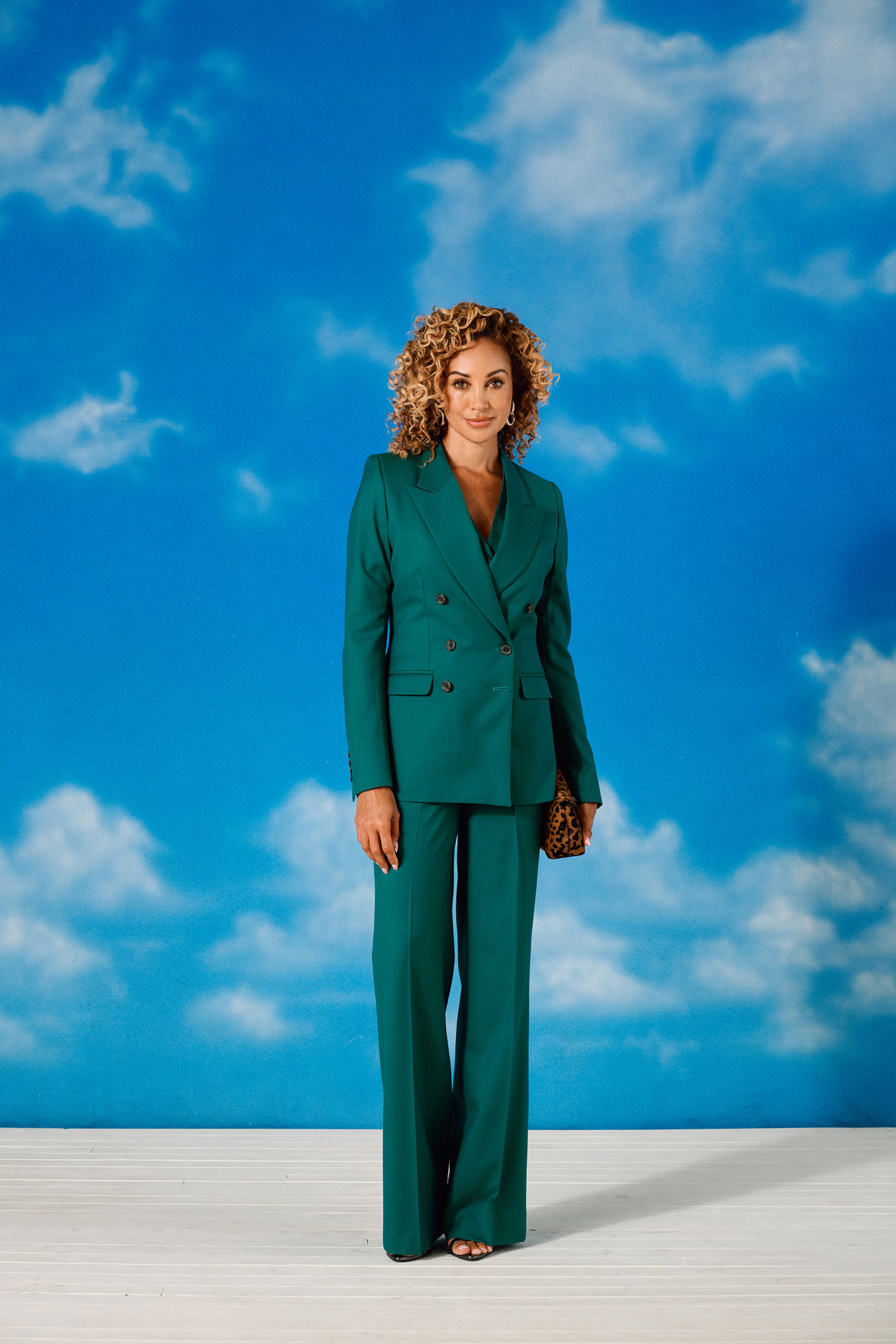 Teal 3-Piece Suit - Holland & Sherry Royal Mile