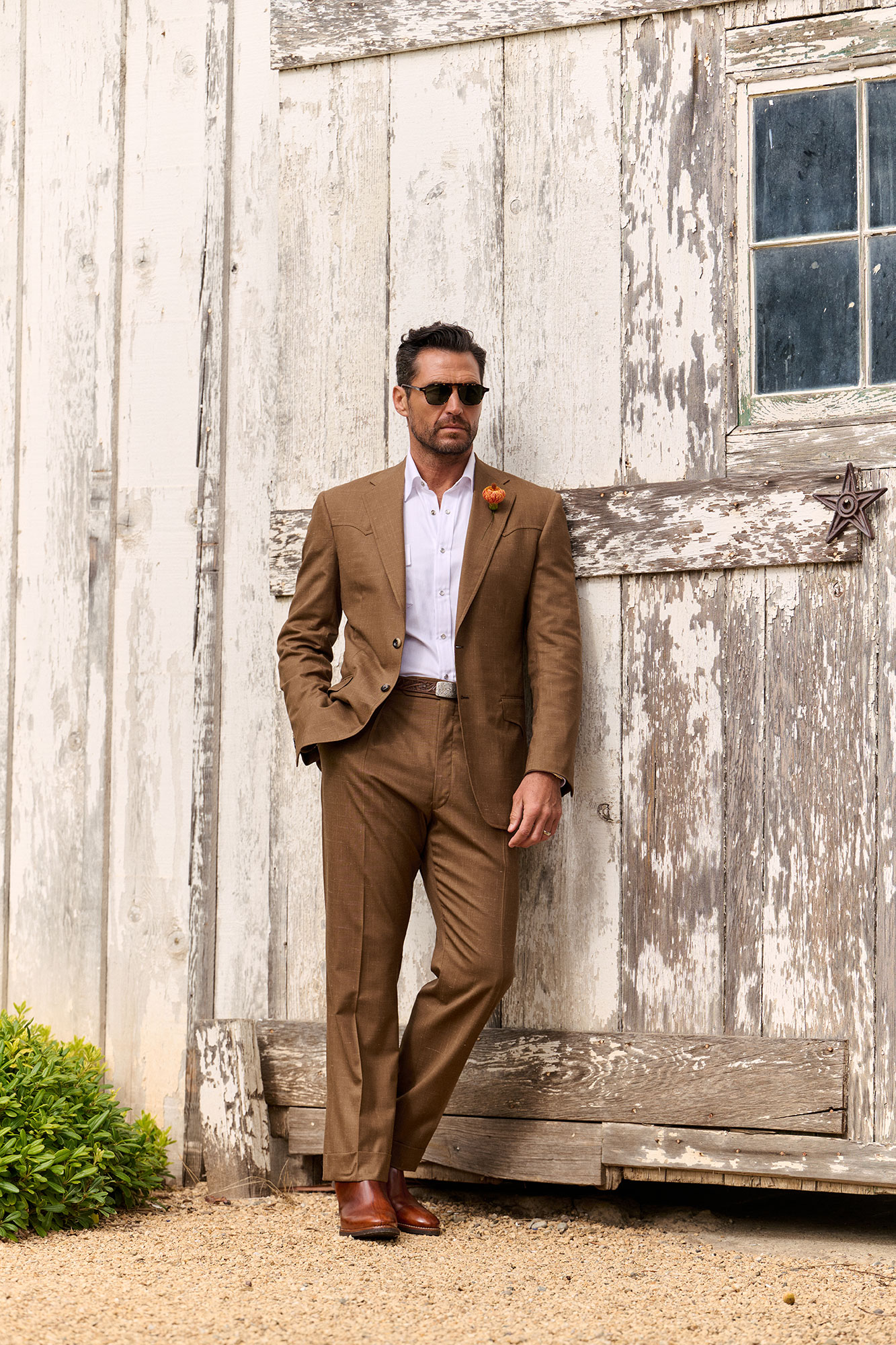 Brown W/S/L Western Suit