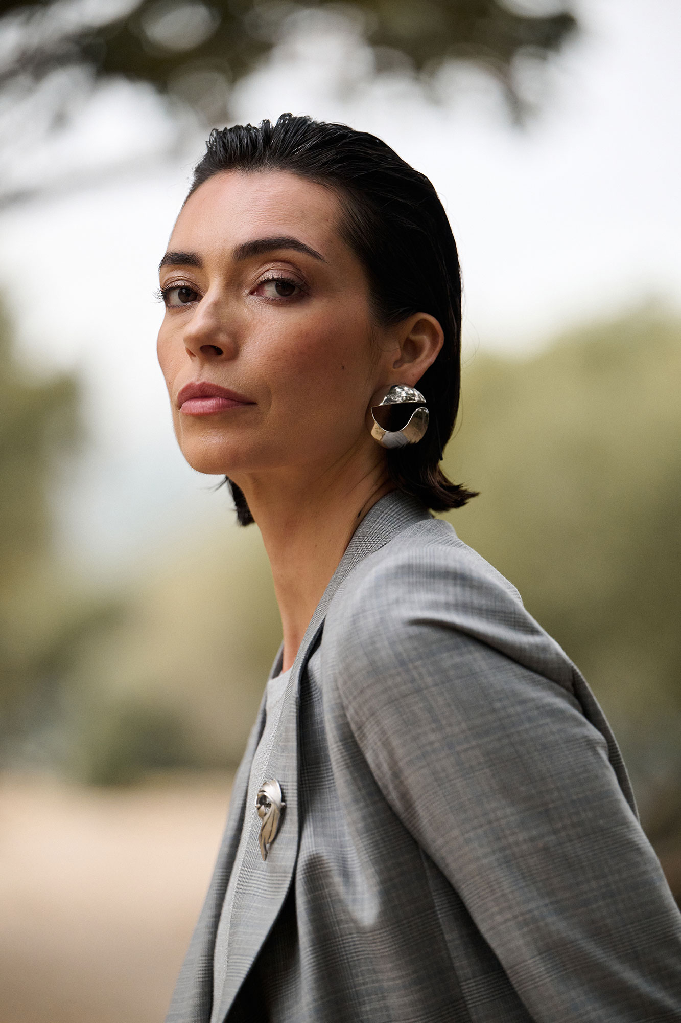 Gray Plaid Charlie Jacket