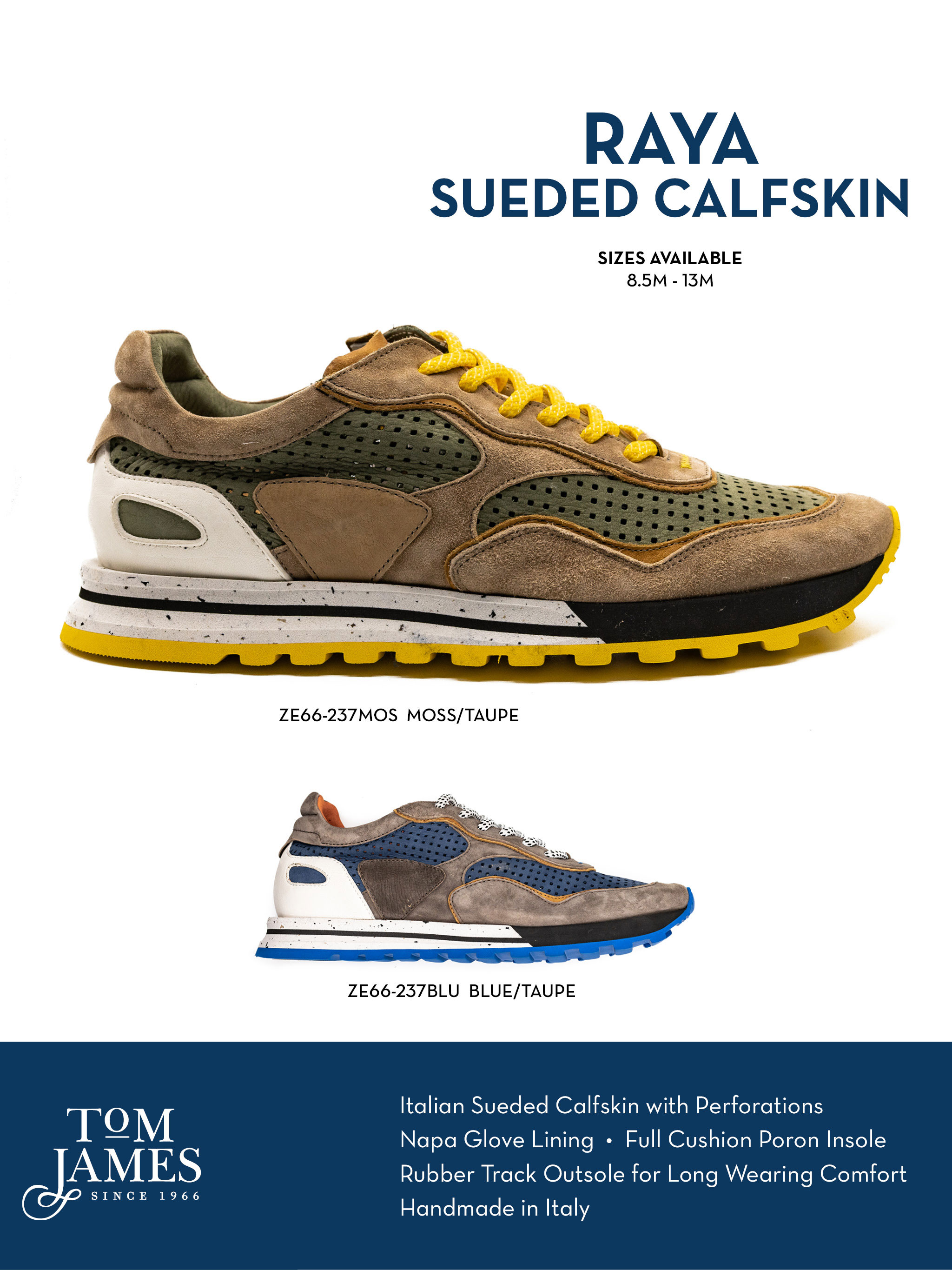 Raya Perforated Italian Calfskin Sneakers