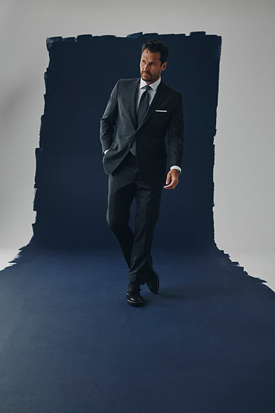 Charcoal Houndstooth Sport Coat
