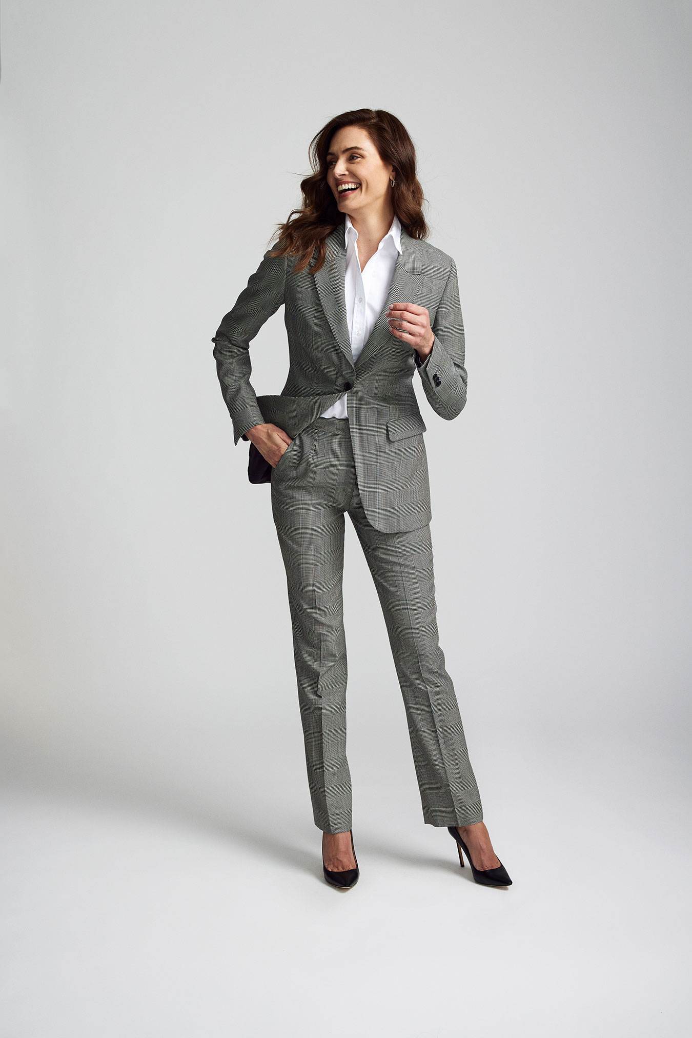 B&W Glen Plaid Suit