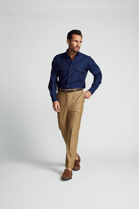 Men's Classics                                                                                                                                                                                                                                            , Taupe Gabardine Trouser