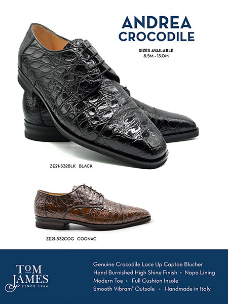 Zelli Sportswear Catalog Spring 2026                                                                                                                                                                                                                      , ANDREA CROCODILE LACE UP - Zelli