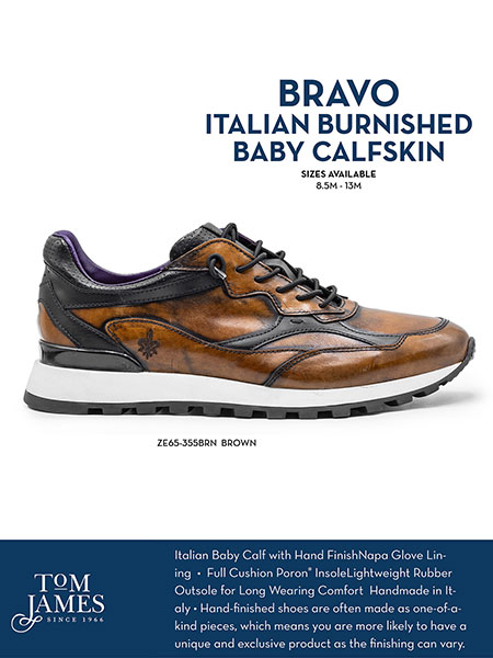Zelli Sportswear Catalog Spring 2026                                                                                                                                                                                                                      , Bravo Hand Finished Trainer - Zelli