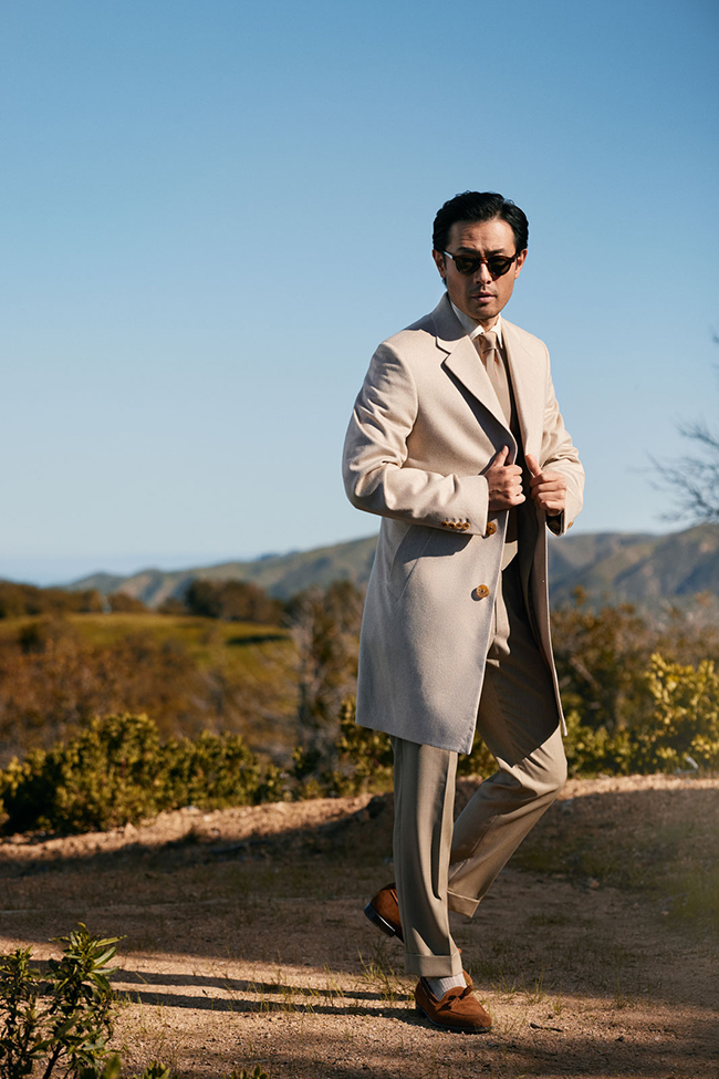 Light Tan Cashmere Topcoat