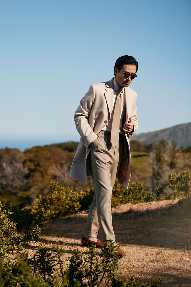 Light Tan Cashmere Topcoat