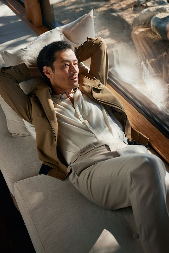 Tan Water Resistant Bomber