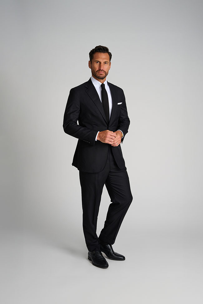 Mens Oxxford                                                                                                                                                                                                                                              , Black Suit