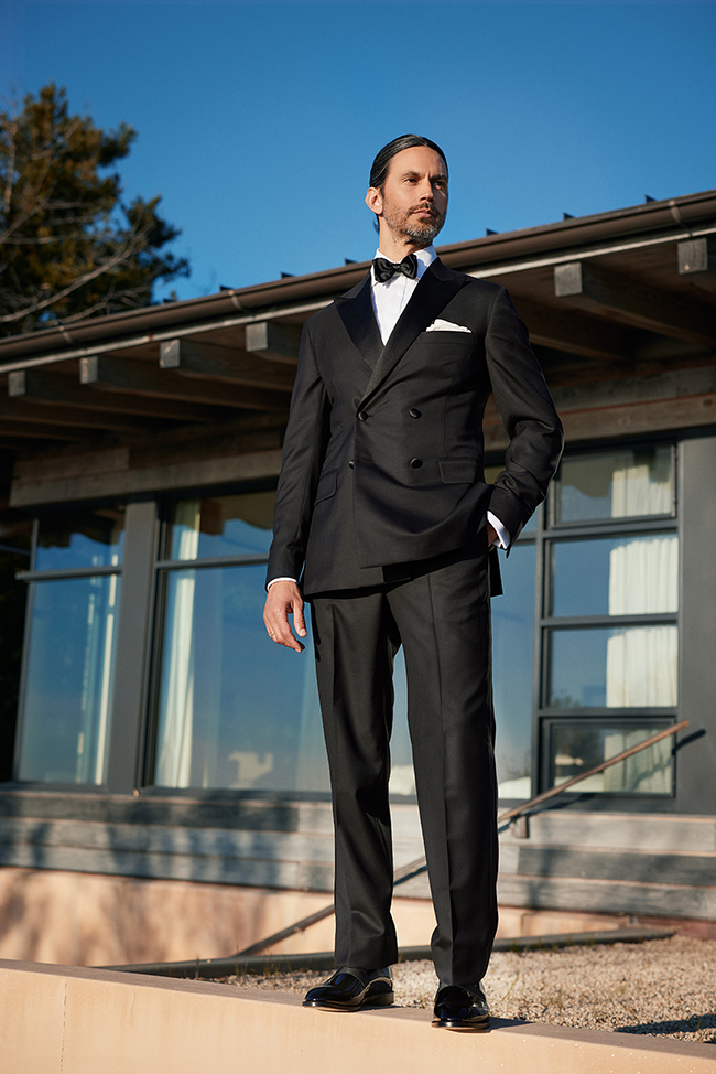 Black Double-Breasted Tuxedo