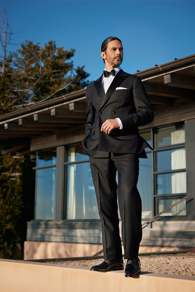 Black Double-Breasted Tuxedo