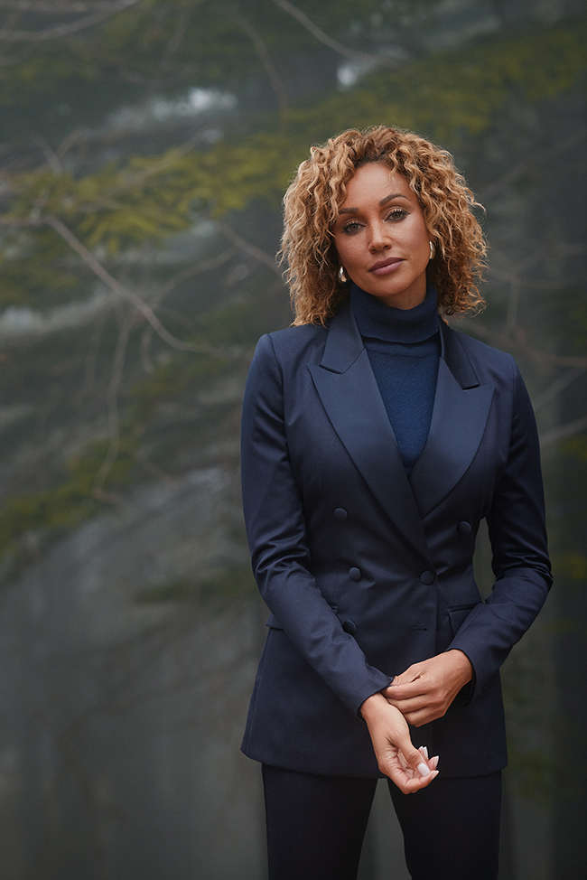 Navy Blue Double-Breasted Tuxedo