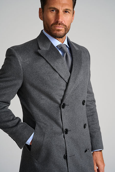 Mens Oxxford                                                                                                                                                                                                                                              , Double Breasted Bar Coat