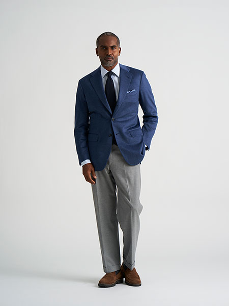 Blue Cashmere Sportcoat