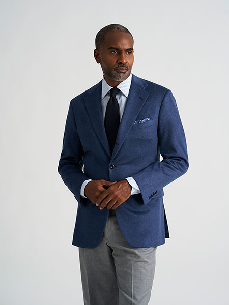 Blue Cashmere Sportcoat