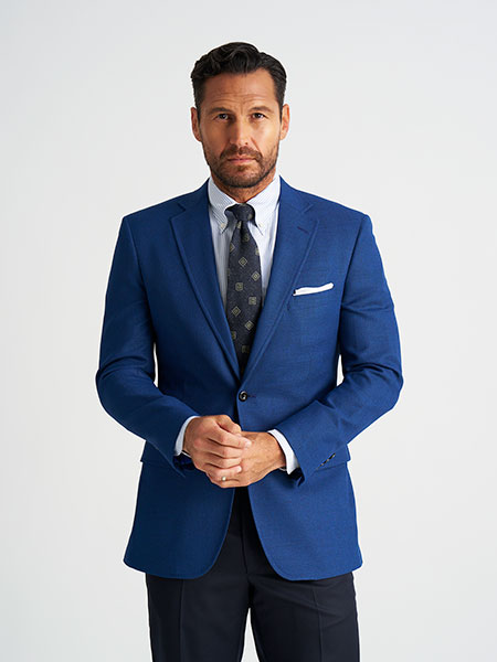 Royal Blue H&S Mesh Sportcoat