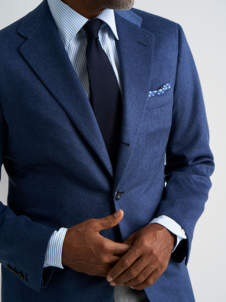 Blue Cashmere Sportcoat