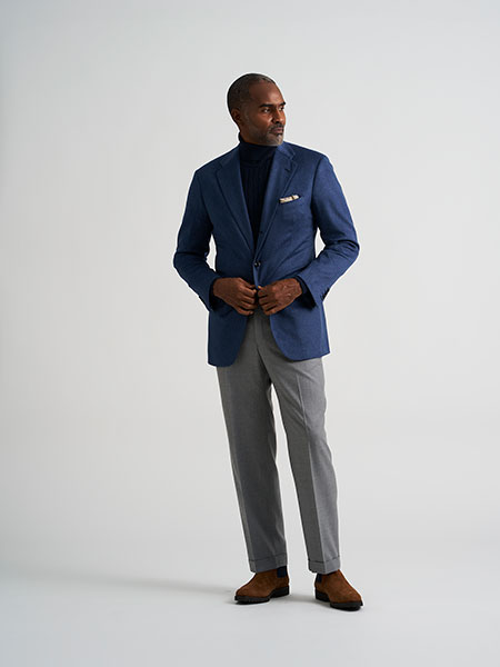 Blue Cashmere Sportcoat