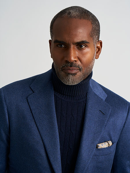Blue Cashmere Sportcoat