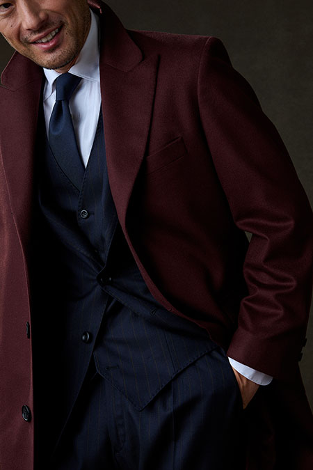 Burgundy Leggenda Top Coat