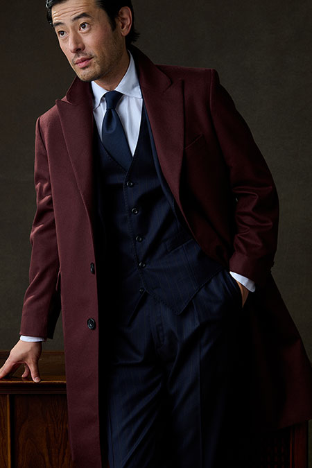 Burgundy Leggenda Top Coat