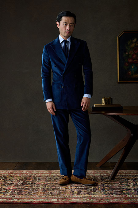 Navy Corduroy Suit