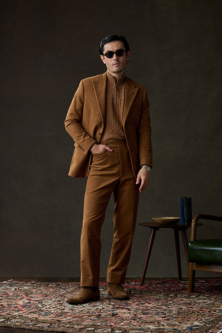 Fall/Winter 2025 Lookbook                                                                                                                                                                                                                                 , Vicuña Moleskin Suit