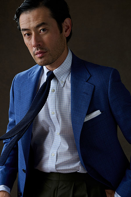 Blue Mocleno Plain Sportcoat