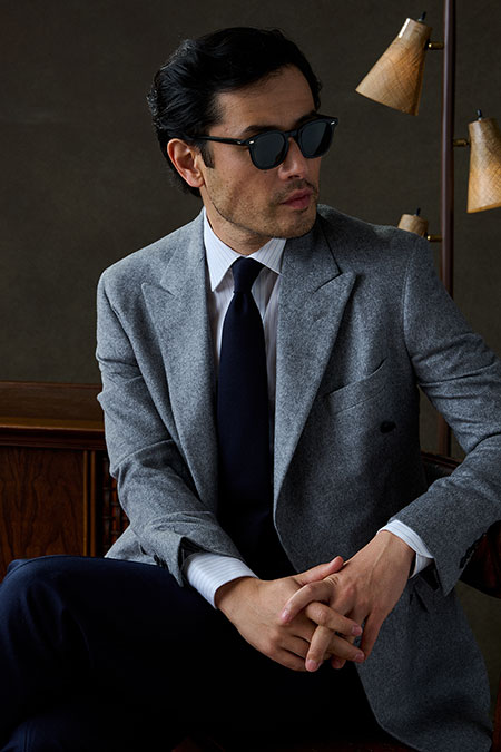 Fall/Winter 2025 Lookbook                                                                                                                                                                                                                                 , Piacenza Cashmere Blazer
