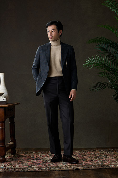 Fall/Winter 2025 Lookbook                                                                                                                                                                                                                                 , Camel Cashmere Turtleneck