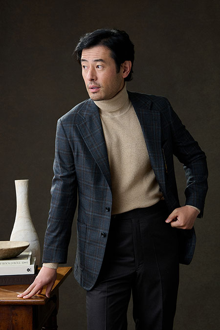 Camel Cashmere Turtleneck