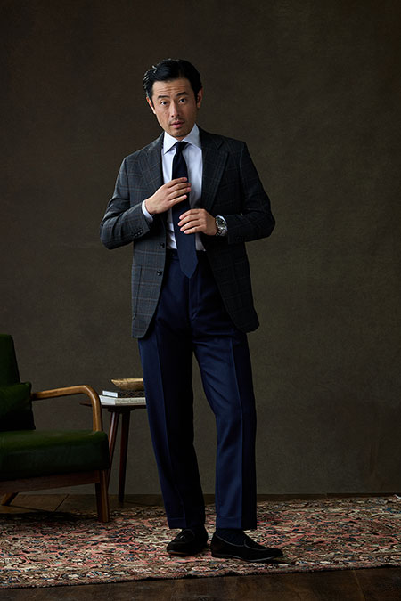 Charcoal & Brown Plaid Sportcoat