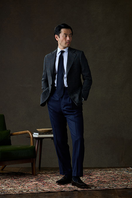 Charcoal & Brown Plaid Sportcoat