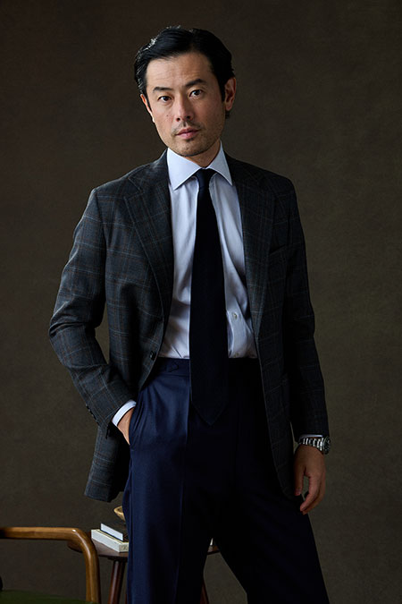 Charcoal & Brown Plaid Sportcoat