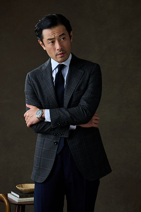 Charcoal & Brown Plaid Sportcoat