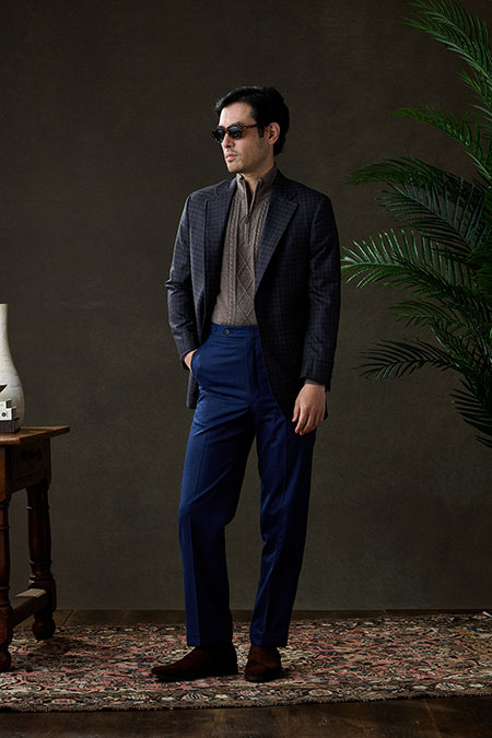 Fisherman Cable 1/4 Zip Knit