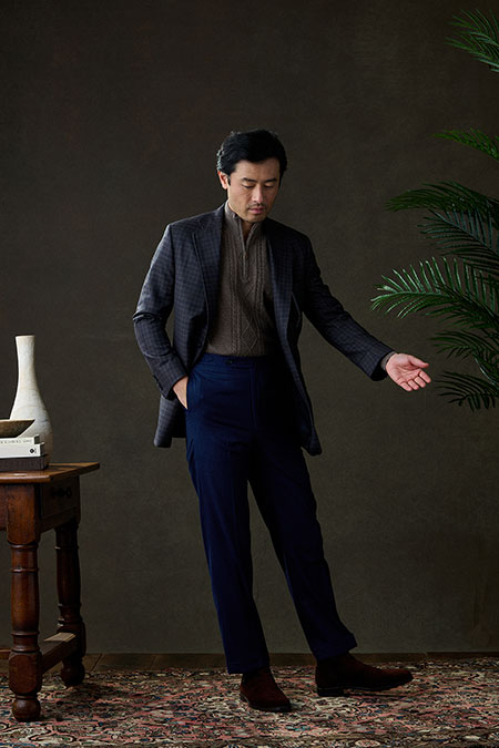 Fisherman Cable 1/4 Zip Knit